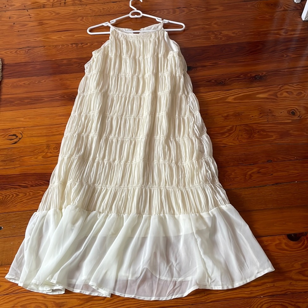 Flowy White Dress